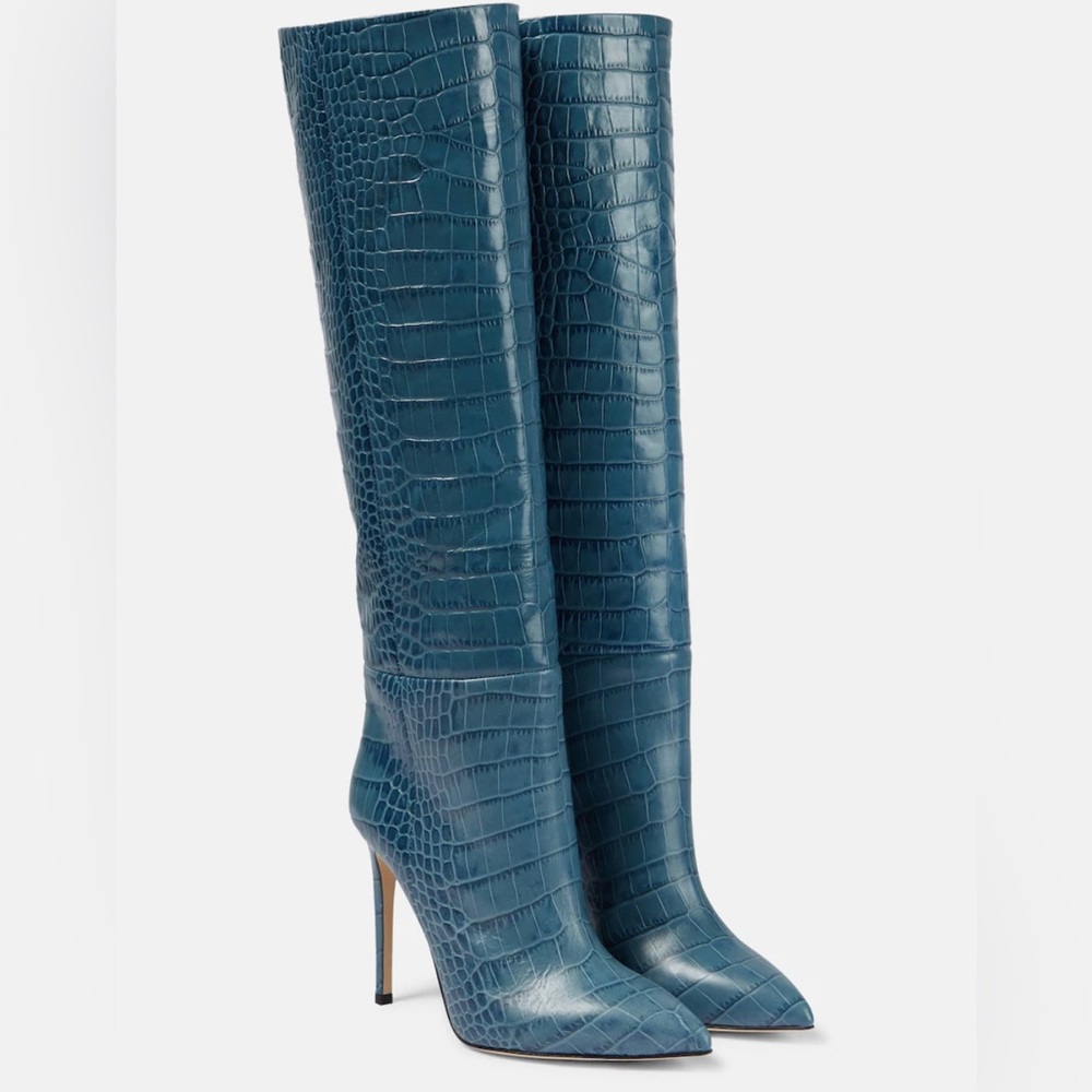 Paris Texas Croc Leather Boots - Size 40 - Worn once